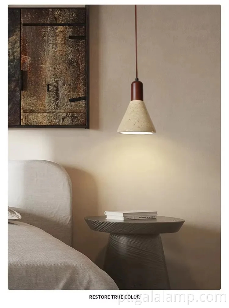 Candeeiro pendente escandinavo moderno para lustre de quarto e cozinha